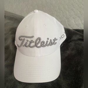 Titleist women’s cap.  White with gray.  Never worn. NWT